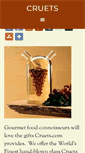 Mobile Screenshot of gourmetgifts.cruets.com